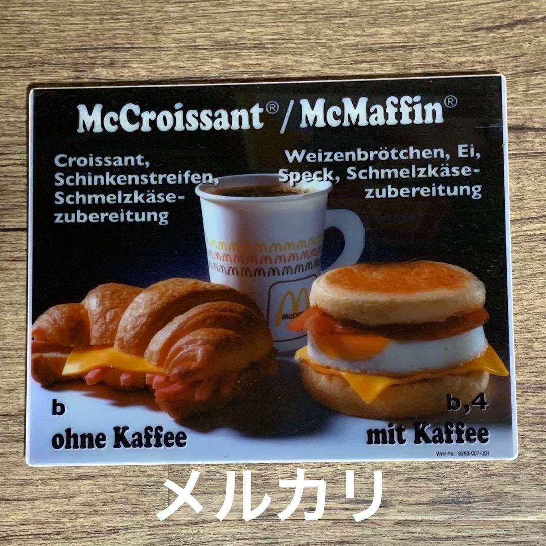 90年代 ドイツ マクドナルド 店舗備品 ディスプレイ 看板 サイン レア
