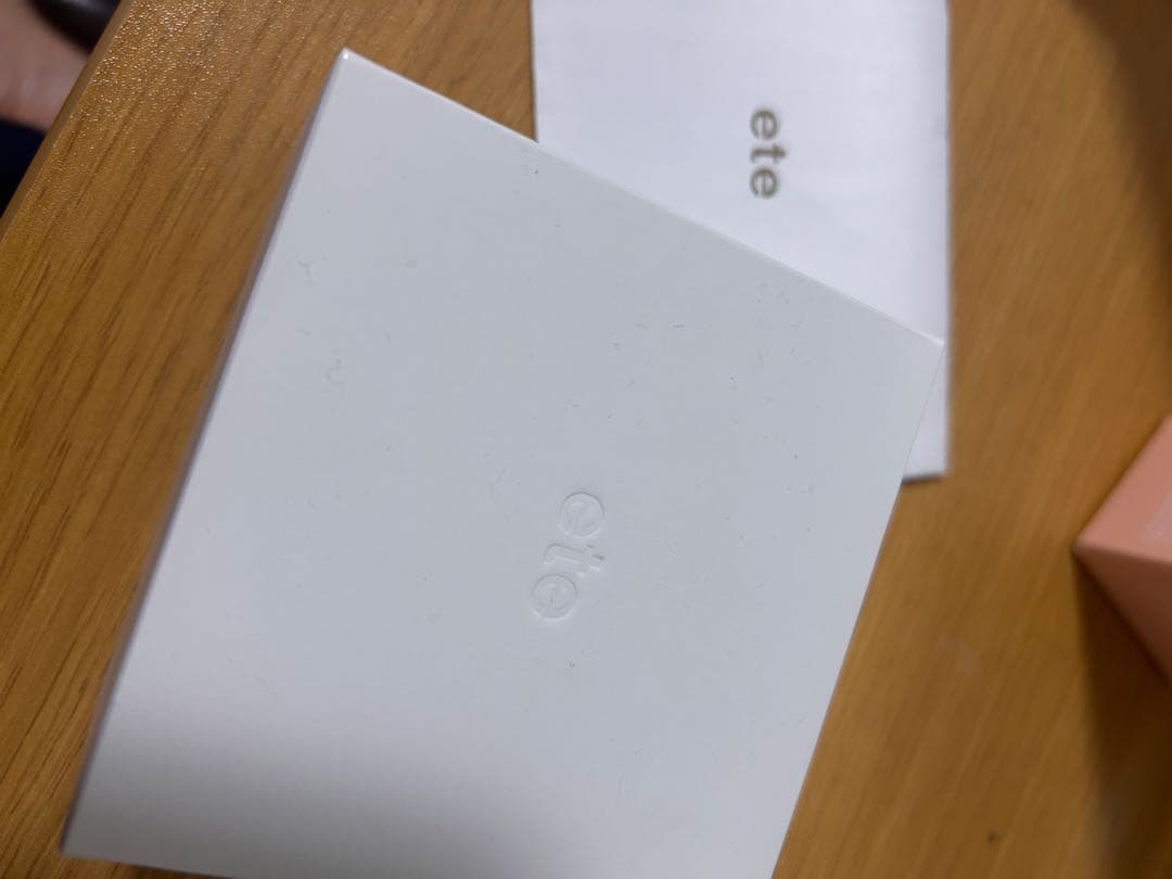 未使用に近い美品　エテ　ete リング　15号