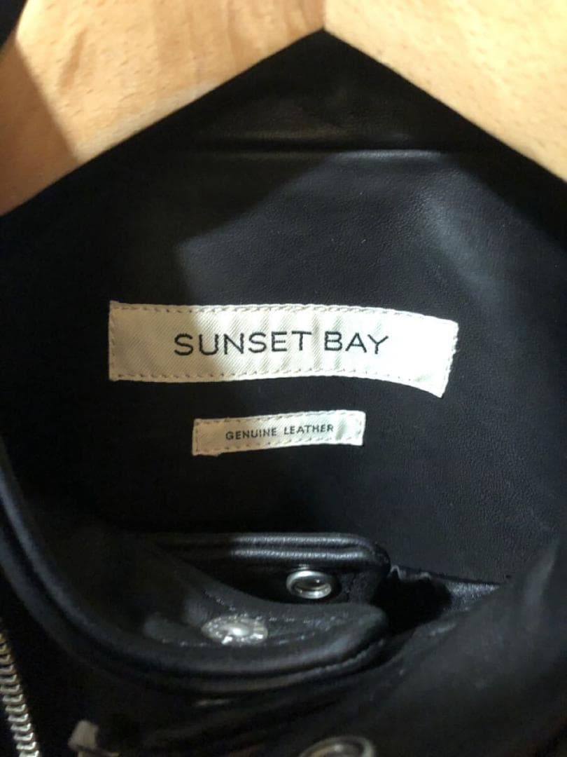 定価２０万程度　SUNSET BAY ホースレザージャケット シングル