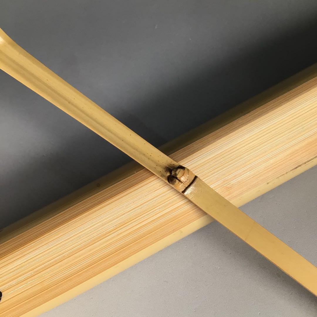 Ｌ９６０　茶杓　『吉田高仙作』『大徳寺　小堀卓巌』『銘　瀧』　共箱　茶道具