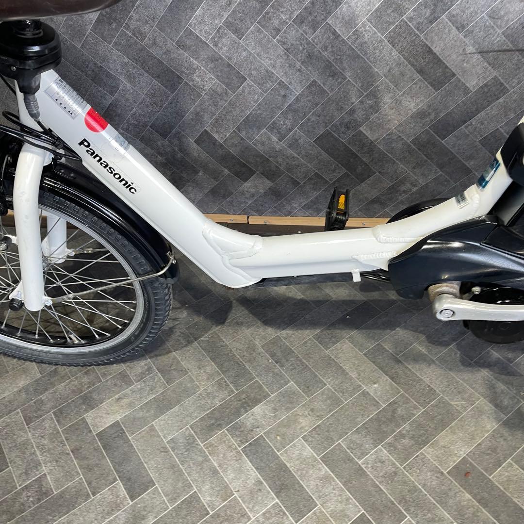 電動アシスト自転車 チャイルドシート付き ホワイト