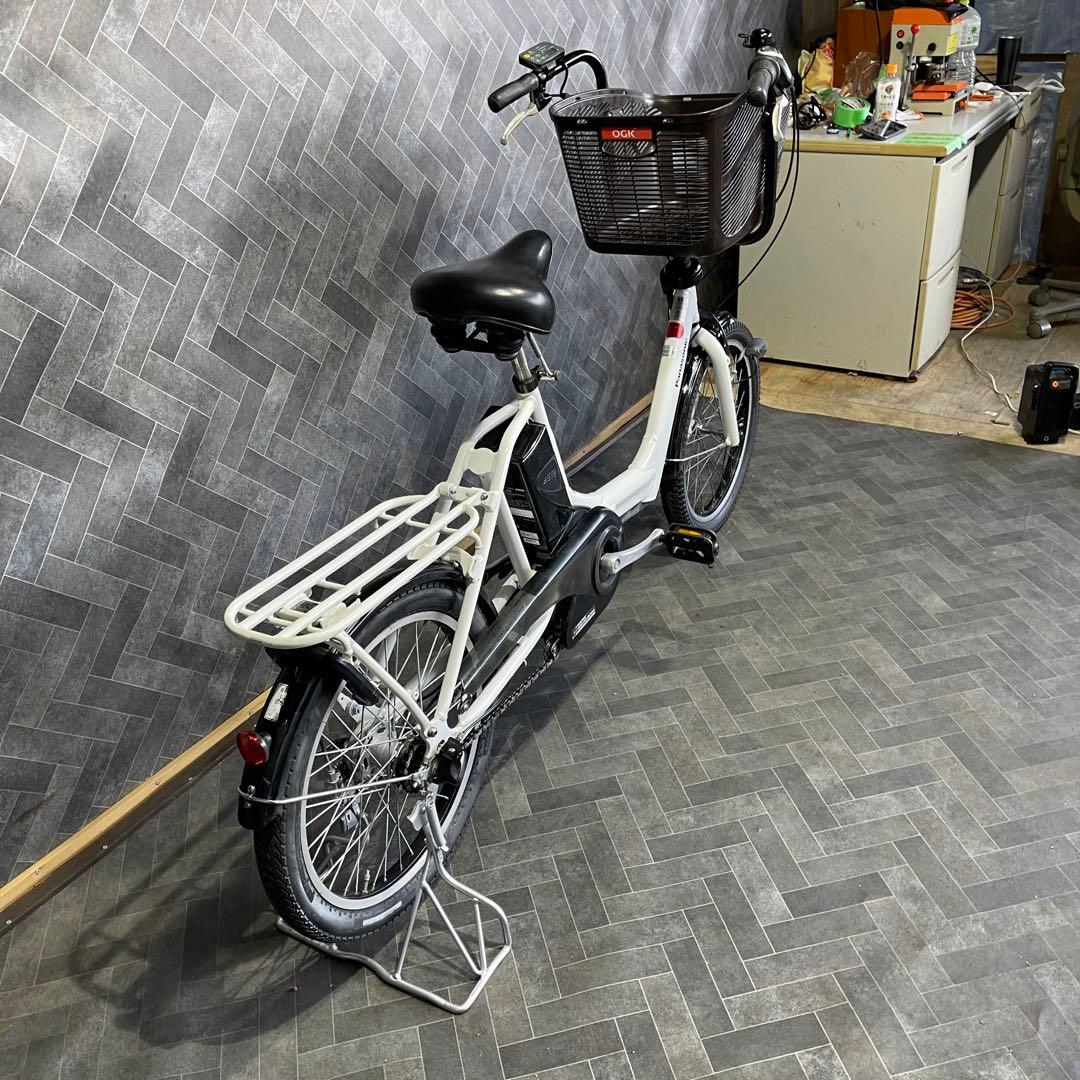 電動アシスト自転車 チャイルドシート付き ホワイト