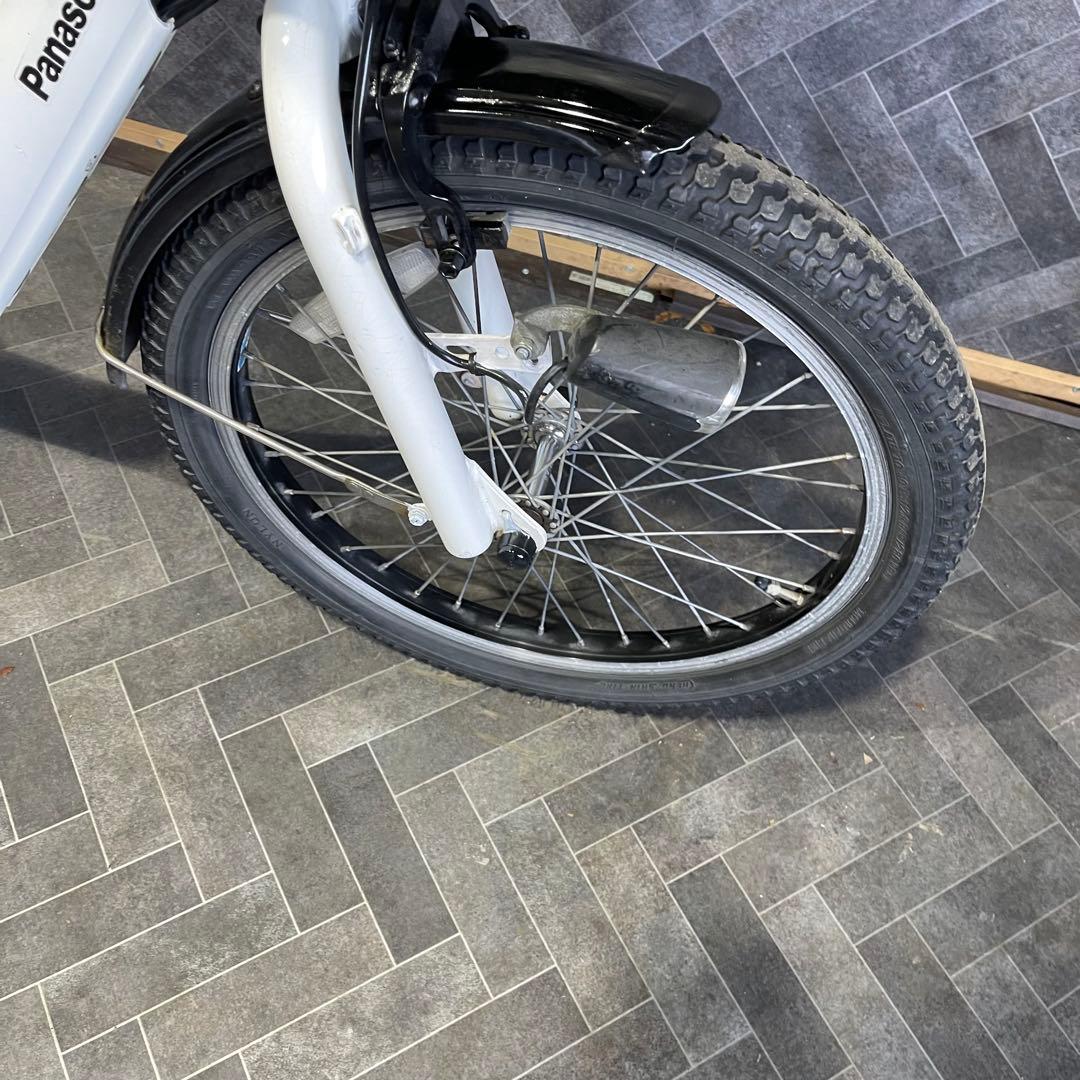 電動アシスト自転車 チャイルドシート付き ホワイト