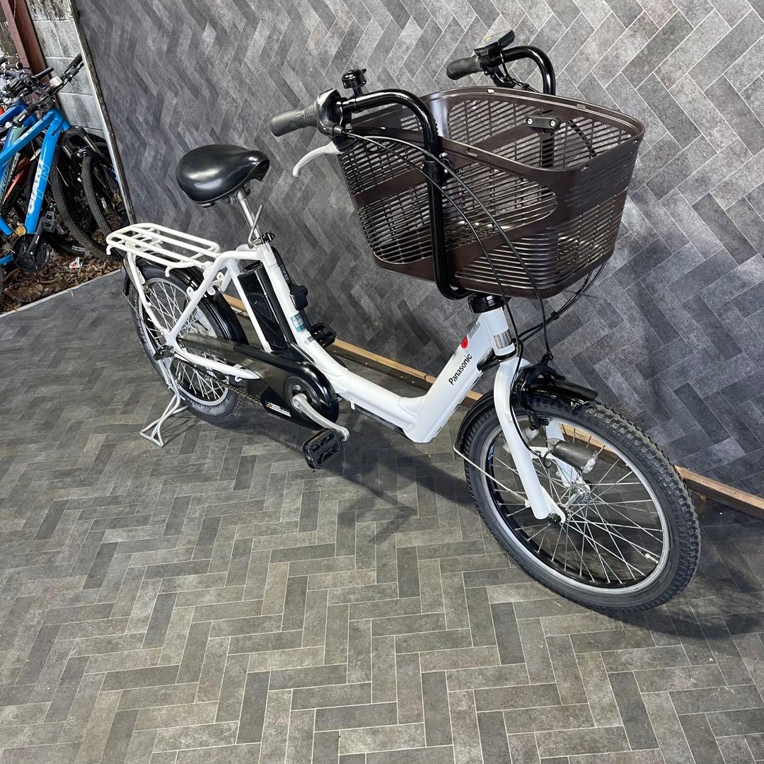 電動アシスト自転車 チャイルドシート付き ホワイト