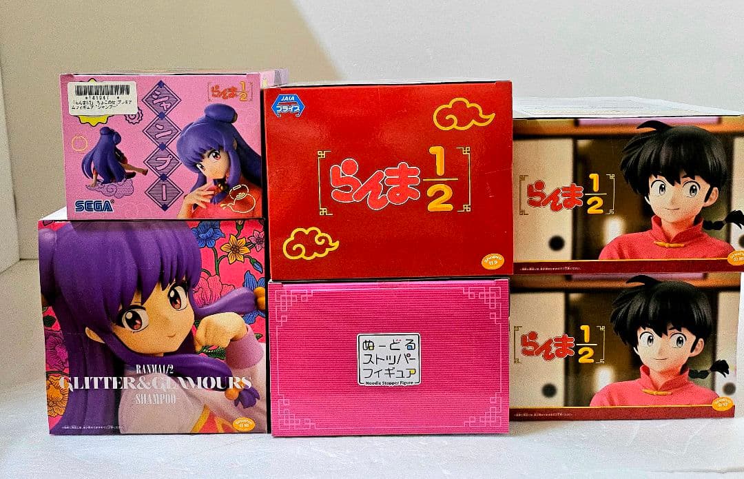 ❤らんま1/2❤ フィギュア 6箱 シャンプー らんま Pちゃん /新品未開封