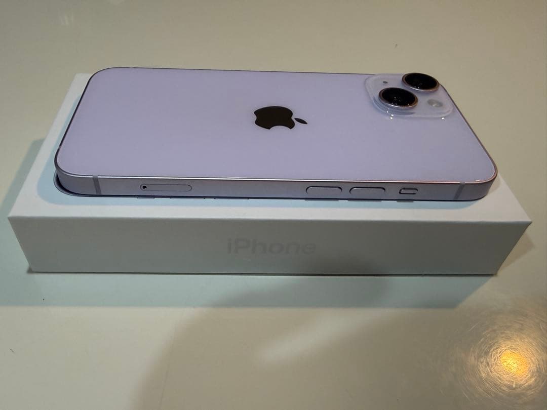 【SIMフリー】 iPhone 14 256GB パープル　バッテリー　100%