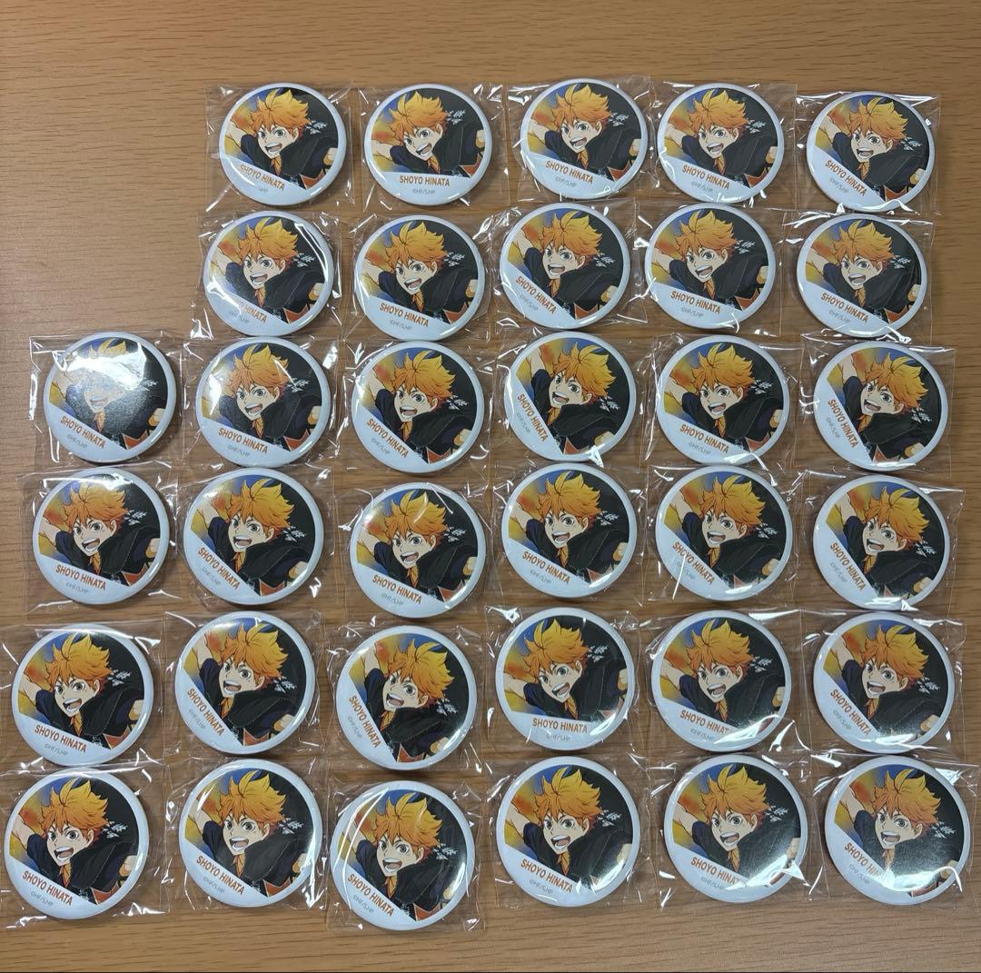 ハイキュー 缶バッジ 日向翔陽 34点セット