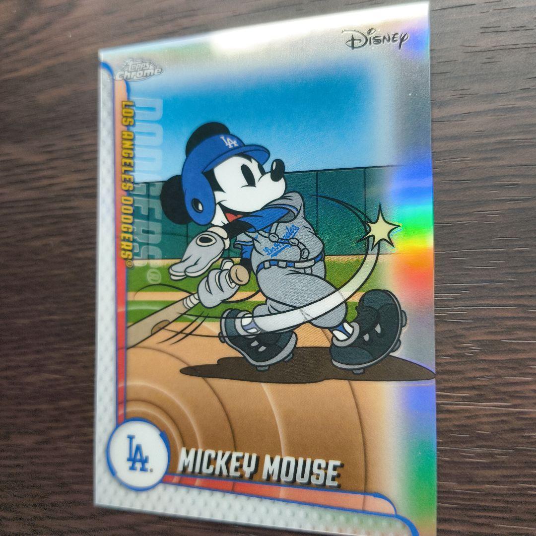 ミッキー ロサンゼルス・ドジャース Topps chromeカード