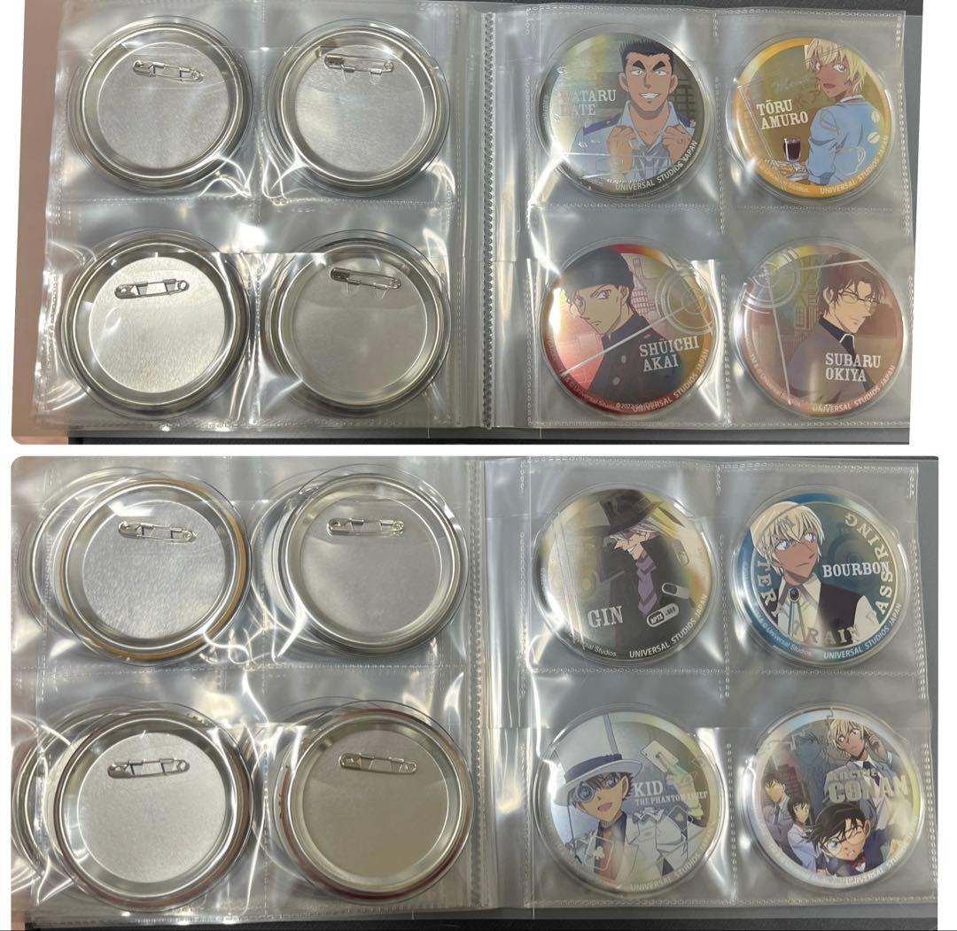 名探偵コナン USJ 缶バッジ コレクション コレクターセット