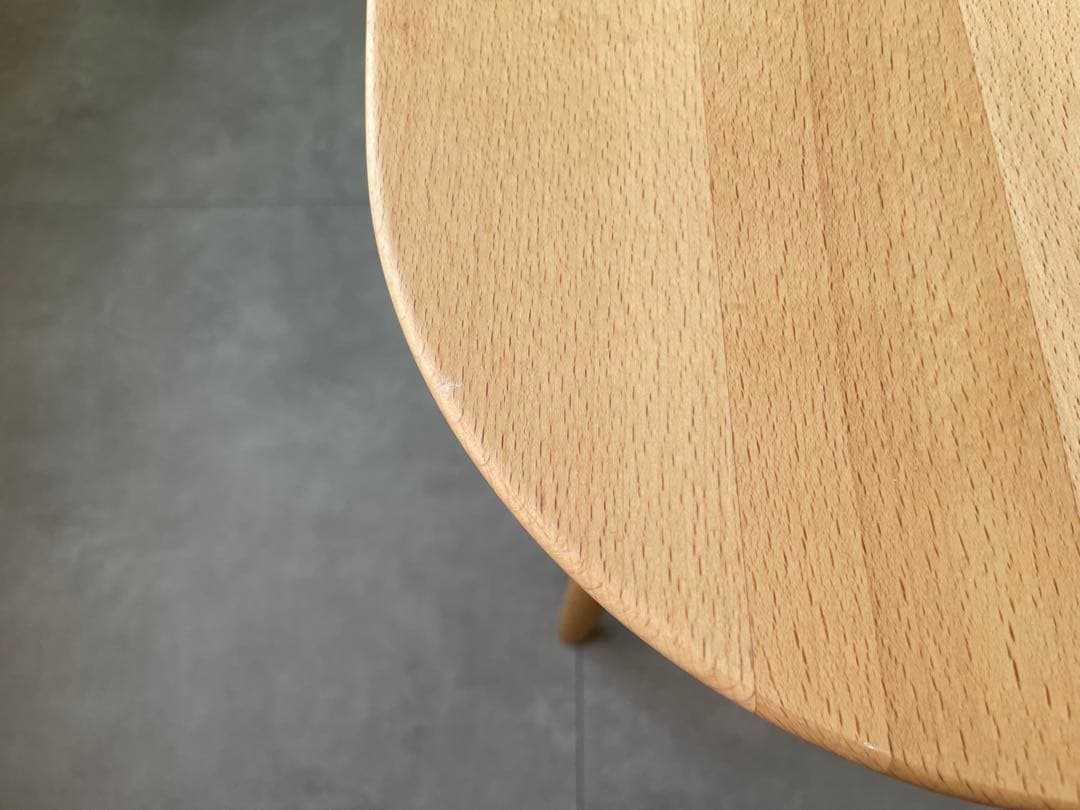 さくさく⭐︎無印良品 MUJI ブナ材テーブル 丸脚 150cm