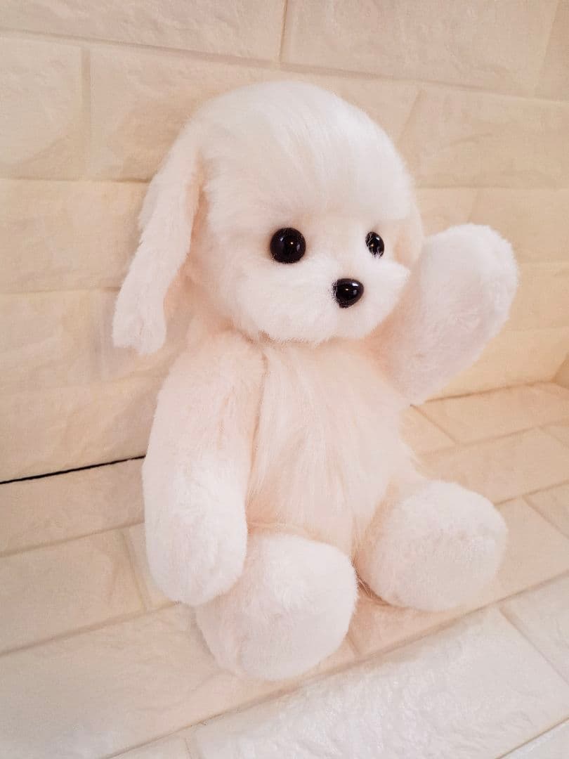 ぬいぐるみ、テディマルチーズ、犬、ハンドメイド、オリジナル、抱きしめられるサイズ