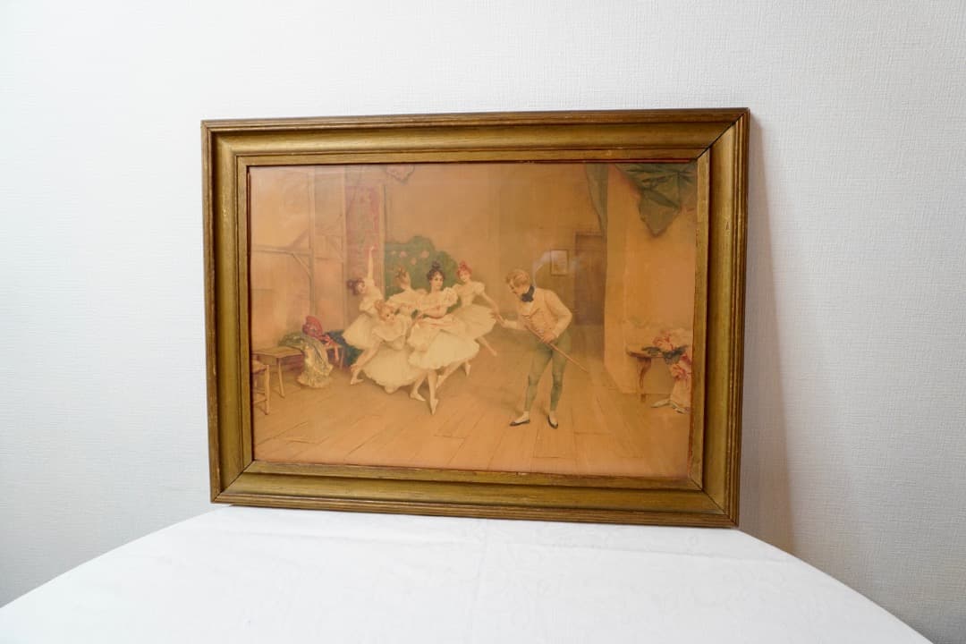 フランス アンティーク 1890年代 絵画