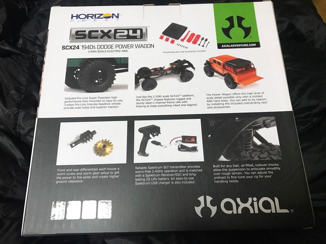 AXIAL SCX24 ダッジパワーワゴン+ トレーラークローラー