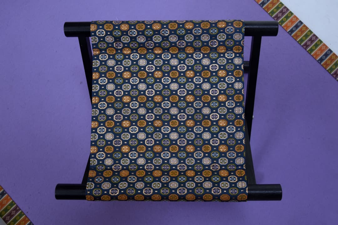 胡床 縁台 床几 武将用 神具 神社 仏閣 和風 折りたたみ イス 椅子