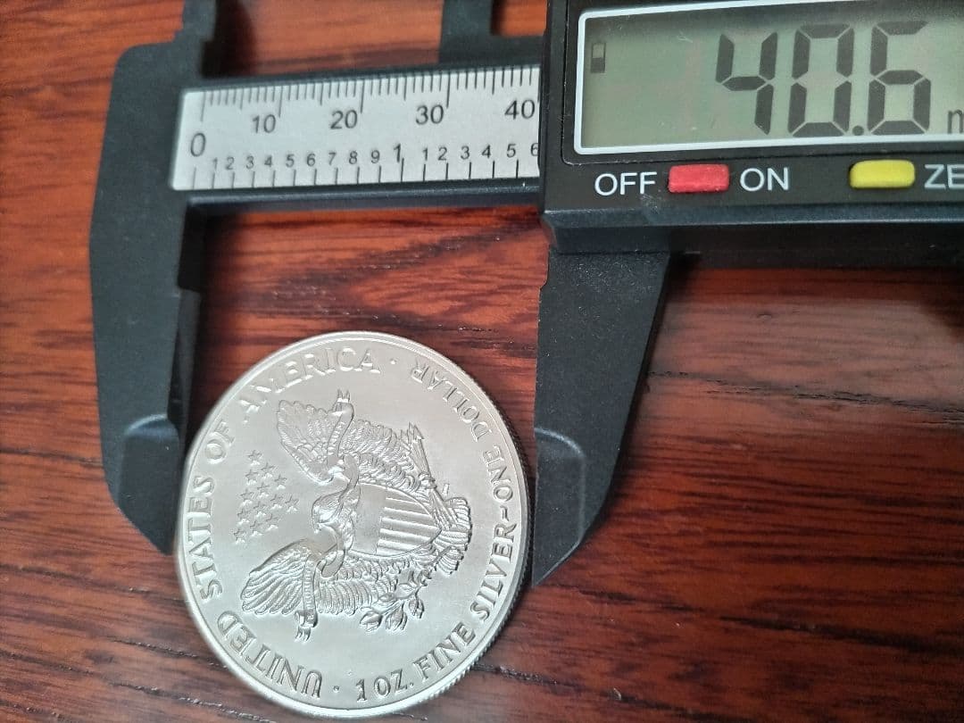 1987年イーグル銀貨１オンス、ウォーキングリバティ