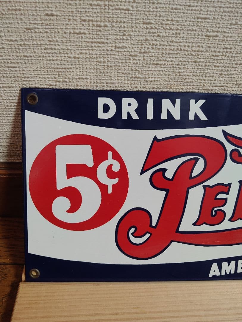 ホーロー看板 アンドルーニー ペプシ アメリカ ビンテージ アメリカン雑貨