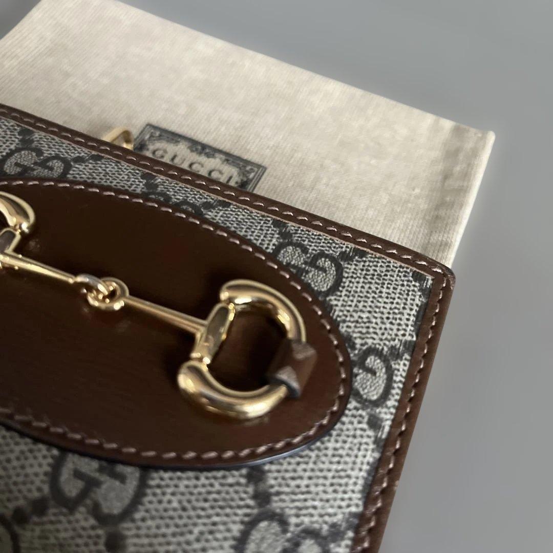 GUCCI 二つ折り財布 モノグラム