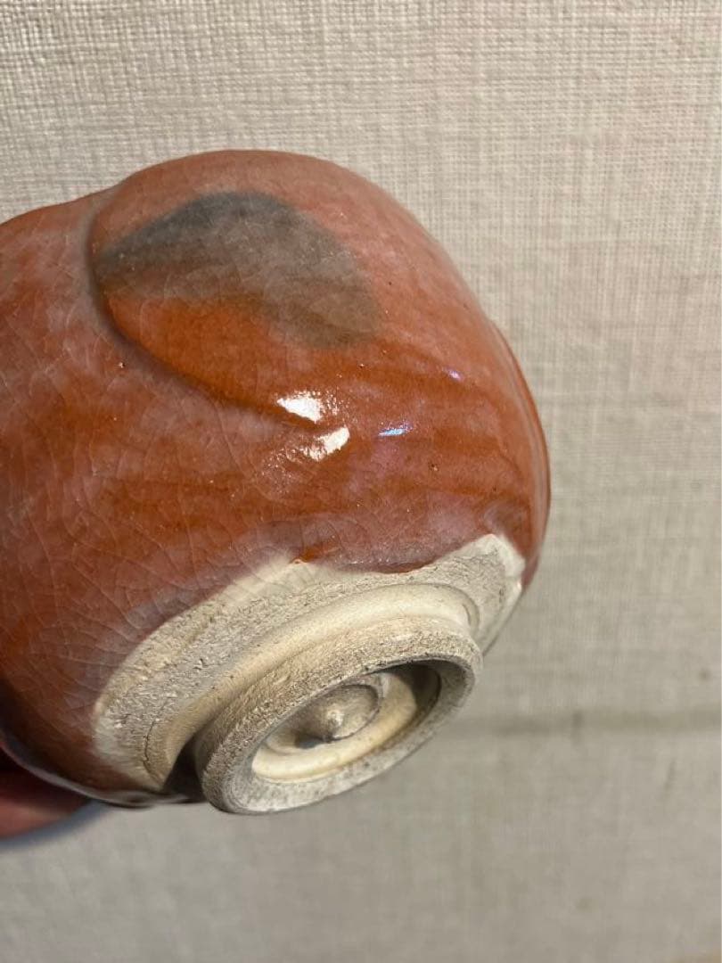 裏千家の茶器　陶器　ピンク　小鳥さん柄