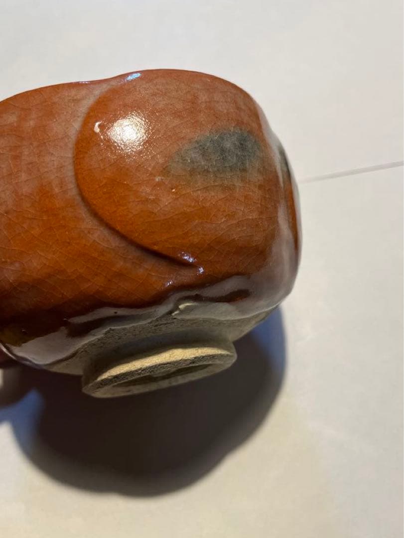 裏千家の茶器　陶器　ピンク　小鳥さん柄