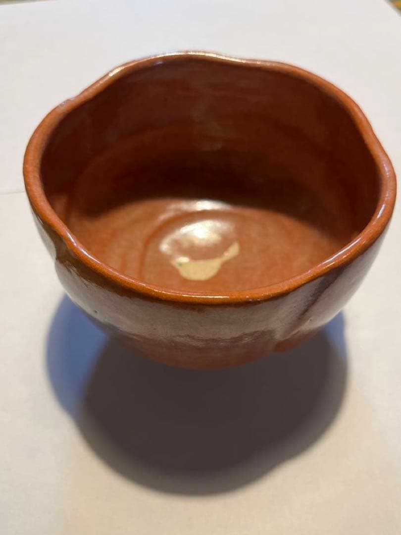 裏千家の茶器　陶器　ピンク　小鳥さん柄