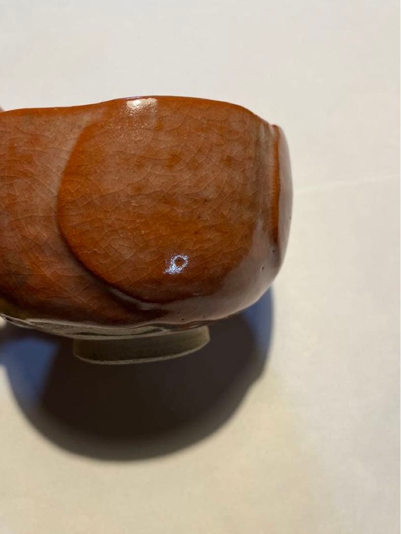 裏千家の茶器　陶器　ピンク　小鳥さん柄