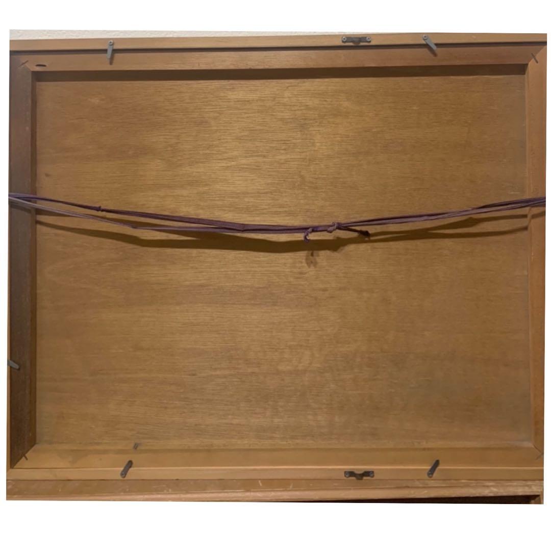 真作　絵画　水彩肉筆画　鶴十帆（カクジッポ）『スペイン広場』直サイン有り