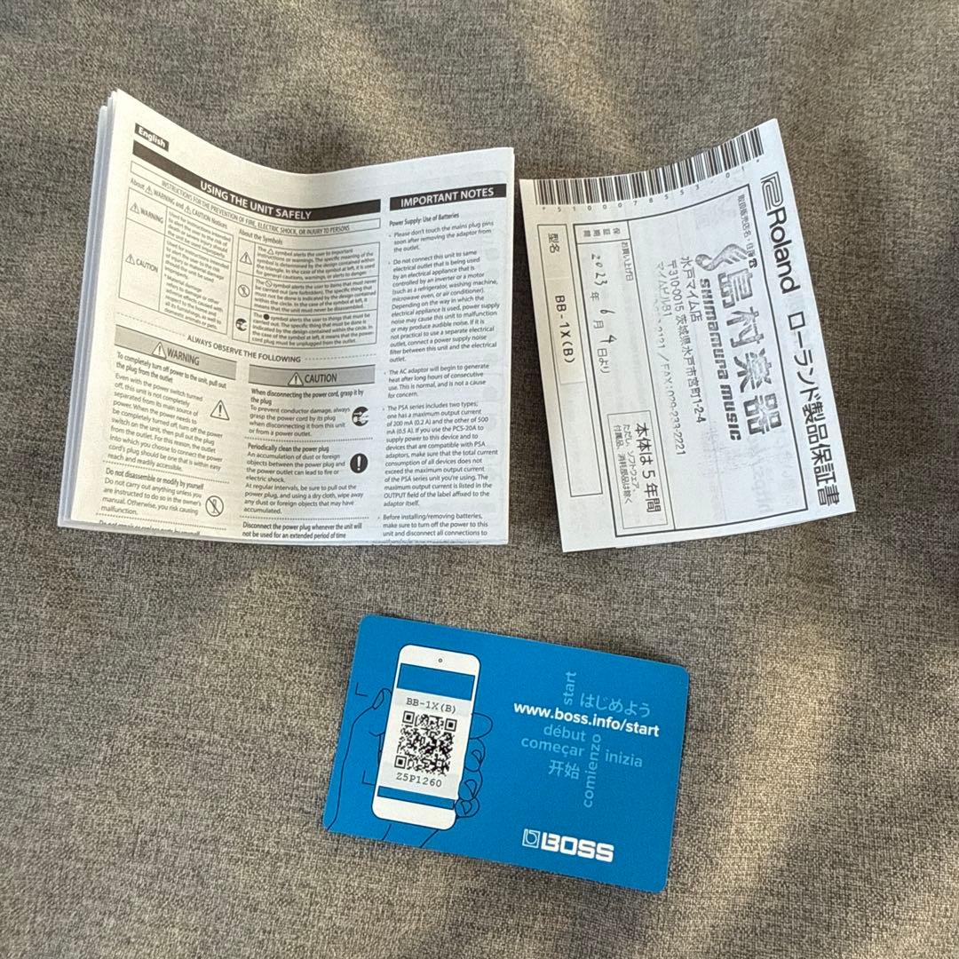 BOSS Bass D BB-1X ベースエフェクター