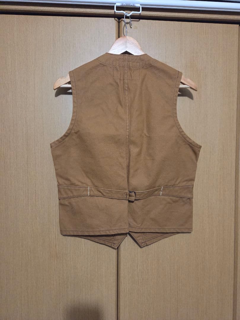 SUGAR CANE Star Denim ベスト サイズ36 ブラウン