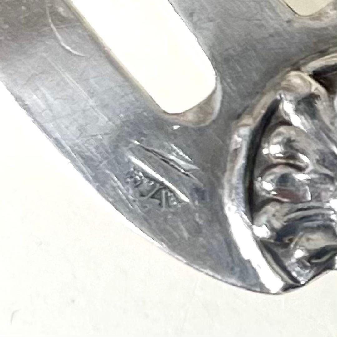 アンティーク　純銀製オイスターフォーク2本&ナイフレストピュイフォルカ3点セット