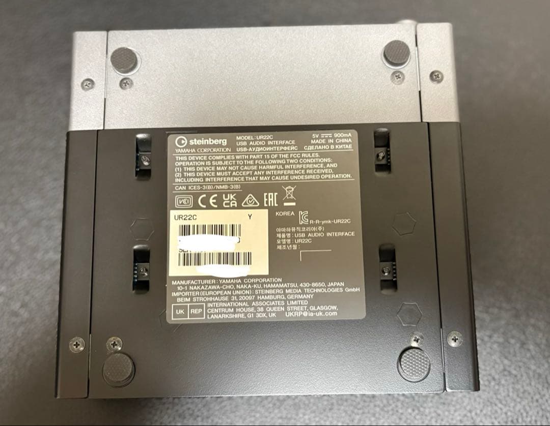 Steinberg UR22C オーディオインターフェイス