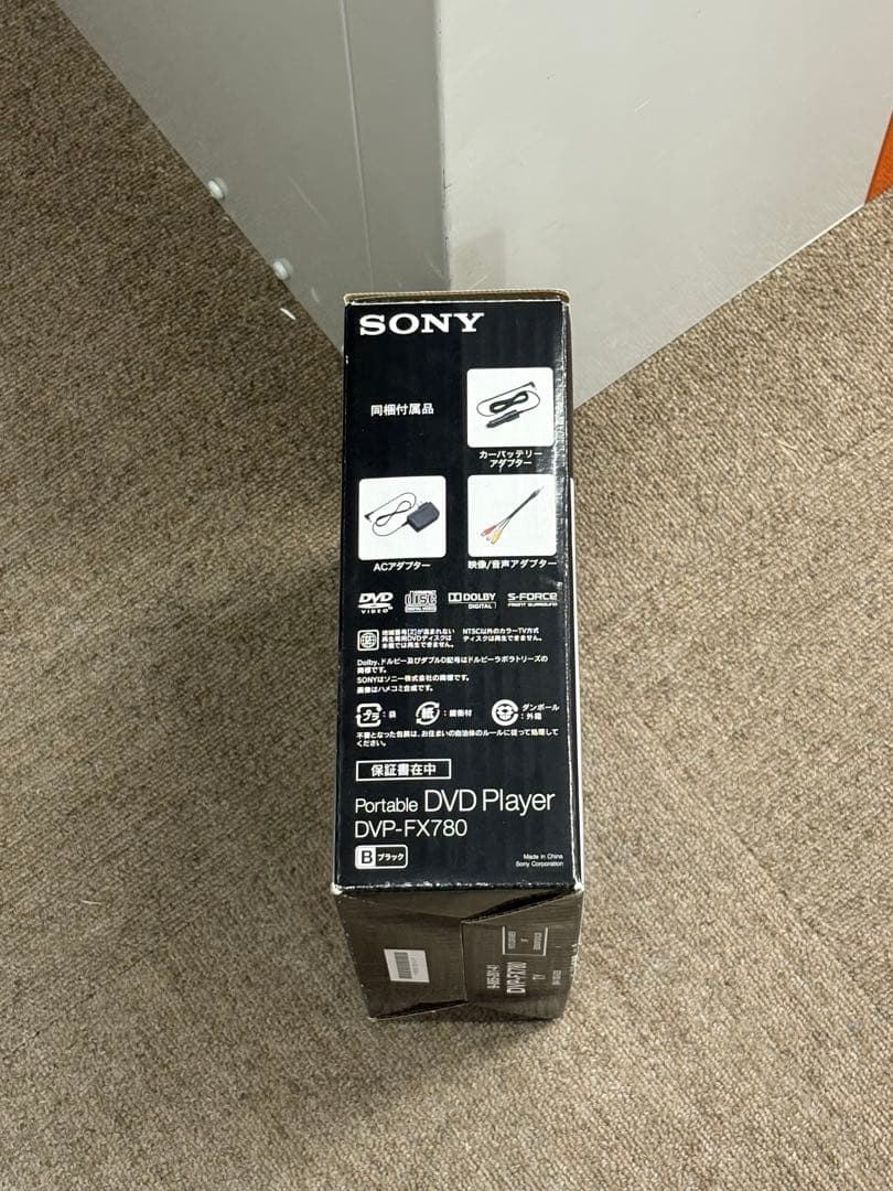 【美品】SONY DVP-FX780 ポータブルDVDプレーヤー 2018年製