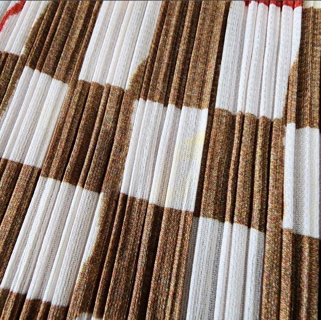 【稀少/ほぼ美品】プリーツプリーズ ノースリーブ タンクトップ マルチカラー 3