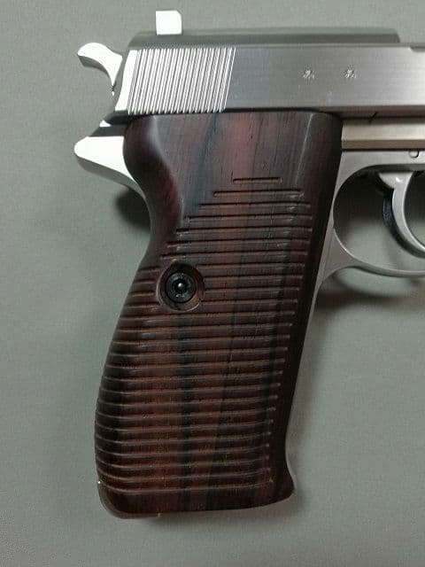 最終特価 美品 マルゼン ワルサー Ｐ38 木製グリップ付き ブローバック