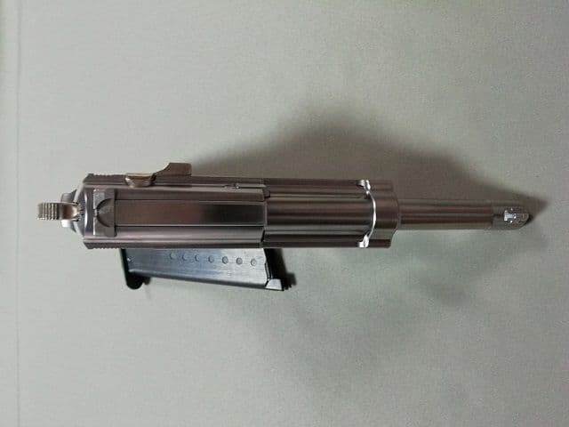 最終特価 美品 マルゼン ワルサー Ｐ38 木製グリップ付き ブローバック