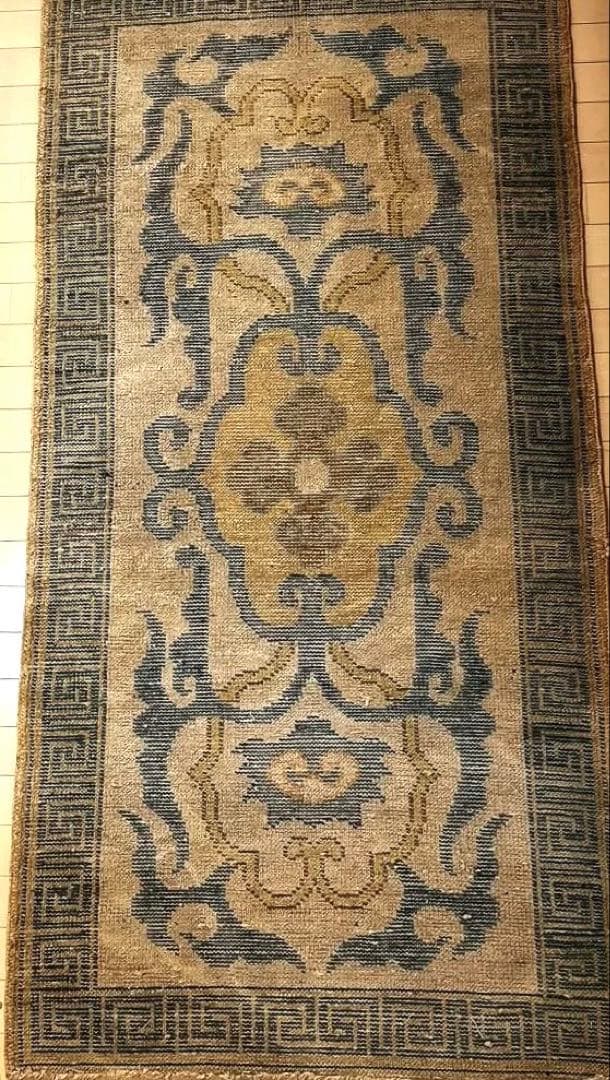 希少 古初期 オールド 赤穂段通 大正初期