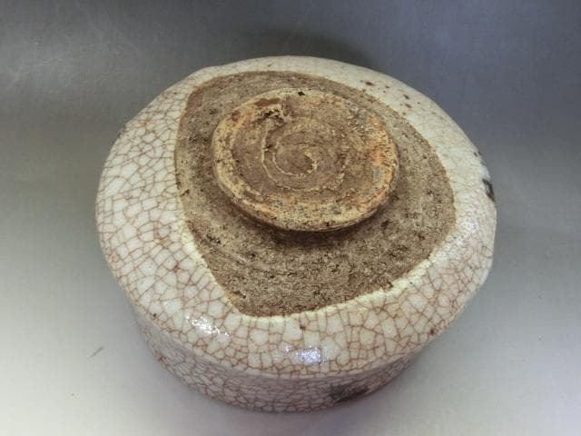 茶碗■古志野焼 時代物茶器 古いお茶道具 古箱 古美術 古玩 時代物骨董 希少■