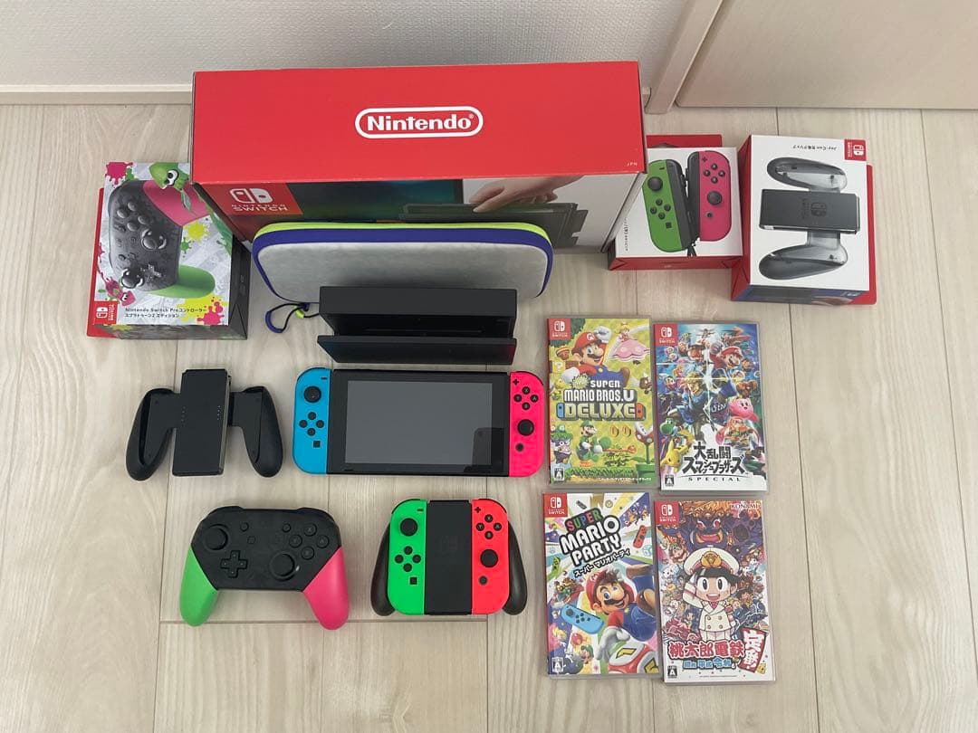 Nintendo Switch 本体＋周辺機器+ソフトセット