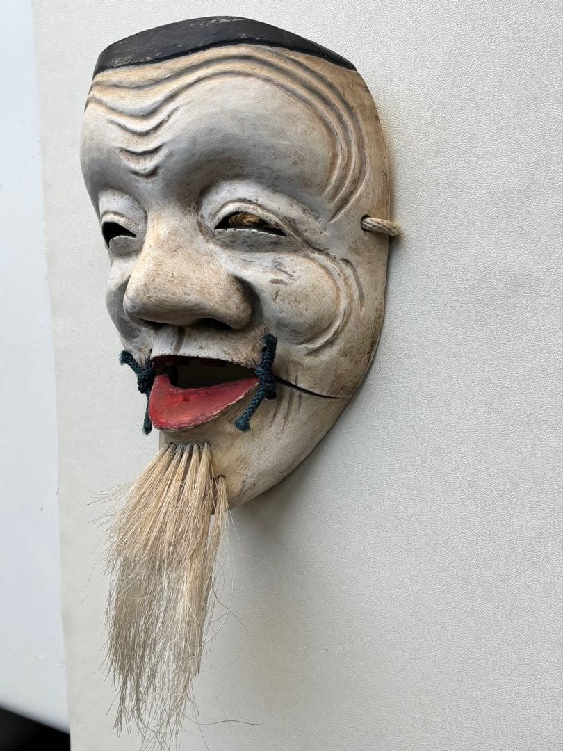 能面　翁　神楽面　作家物