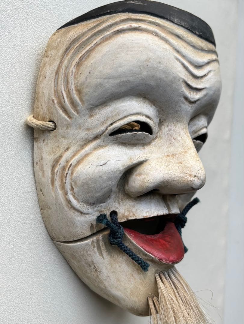 能面　翁　神楽面　作家物