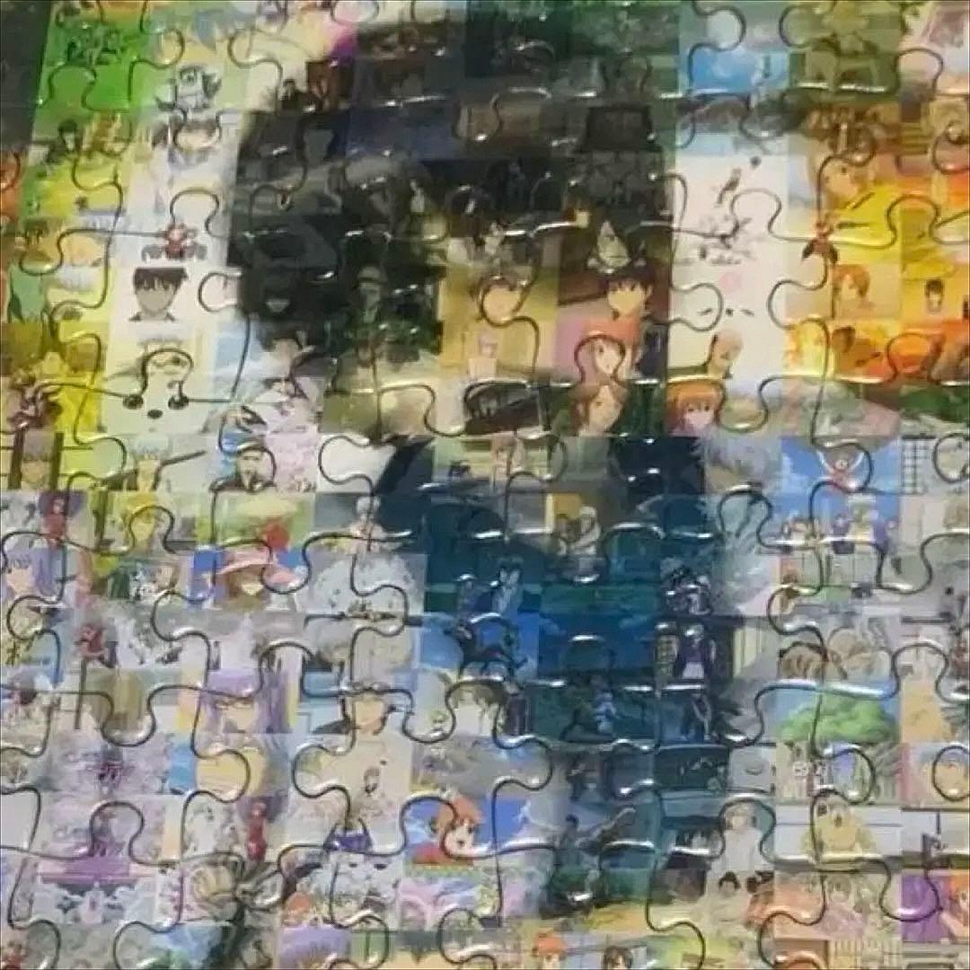 【廃盤】銀魂　ジグソーパズル　1000ピース　モザイクアート　フレーム付き