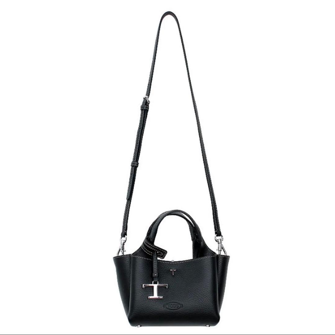 TOD'S T Timeless マイクロ ショルダーバッグ ブラック