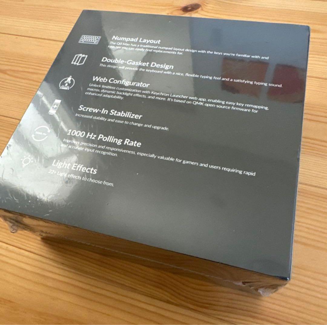 新品未開封 Keychron Q0 Max ワイヤレス テンキー バナナ軸