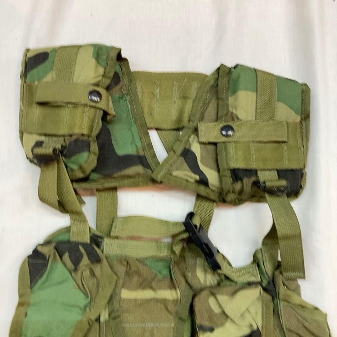 米軍 タクティカル ロードベアリングベスト ウッドランド M/L ベルト付