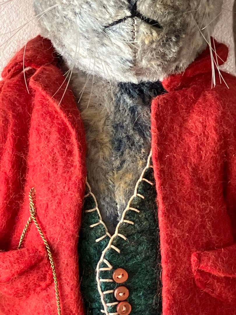 ナオミライト　不思議の国のアリスうさぎ　作家物テディベア