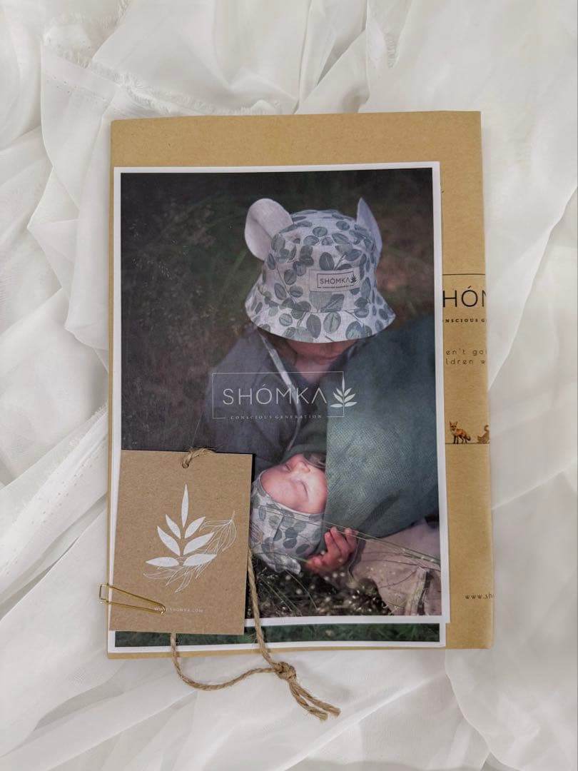 【美品】SHOMKA wool hat chocolate 54cm