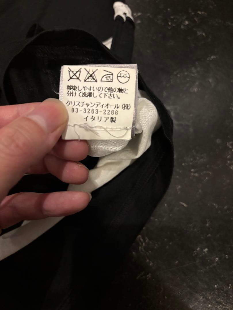 ディオールオム エディ2004SS strip期 タンクトップ S