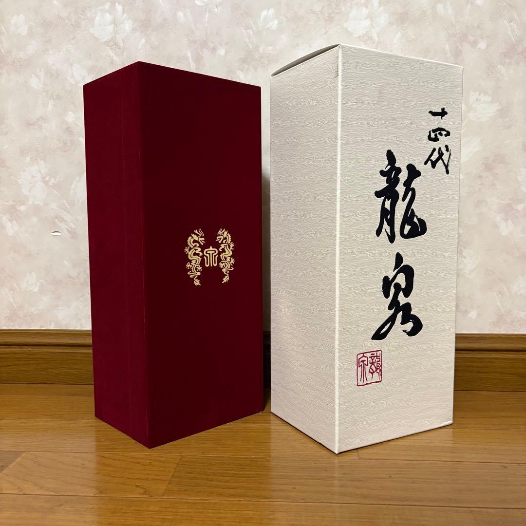 【空瓶】十四代 龍泉 720ml 2025年 化粧箱、外箱付き 未洗浄品