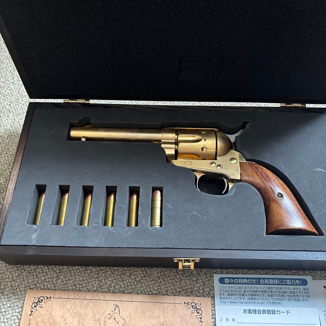 マルシン Colt SAA コルトバットマスターソンモデル 木箱入カートリッジ付