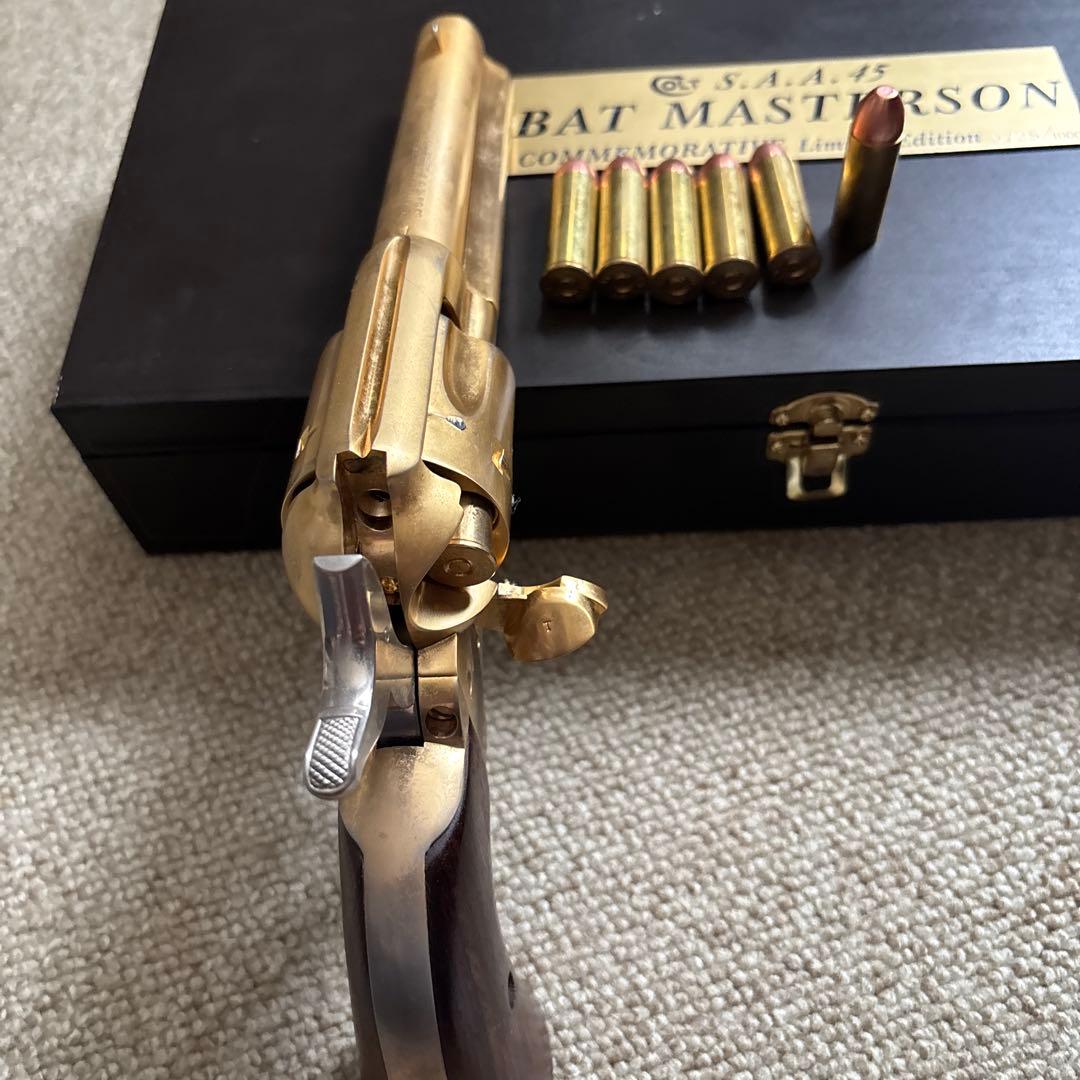 マルシン Colt SAA コルトバットマスターソンモデル 木箱入カートリッジ付