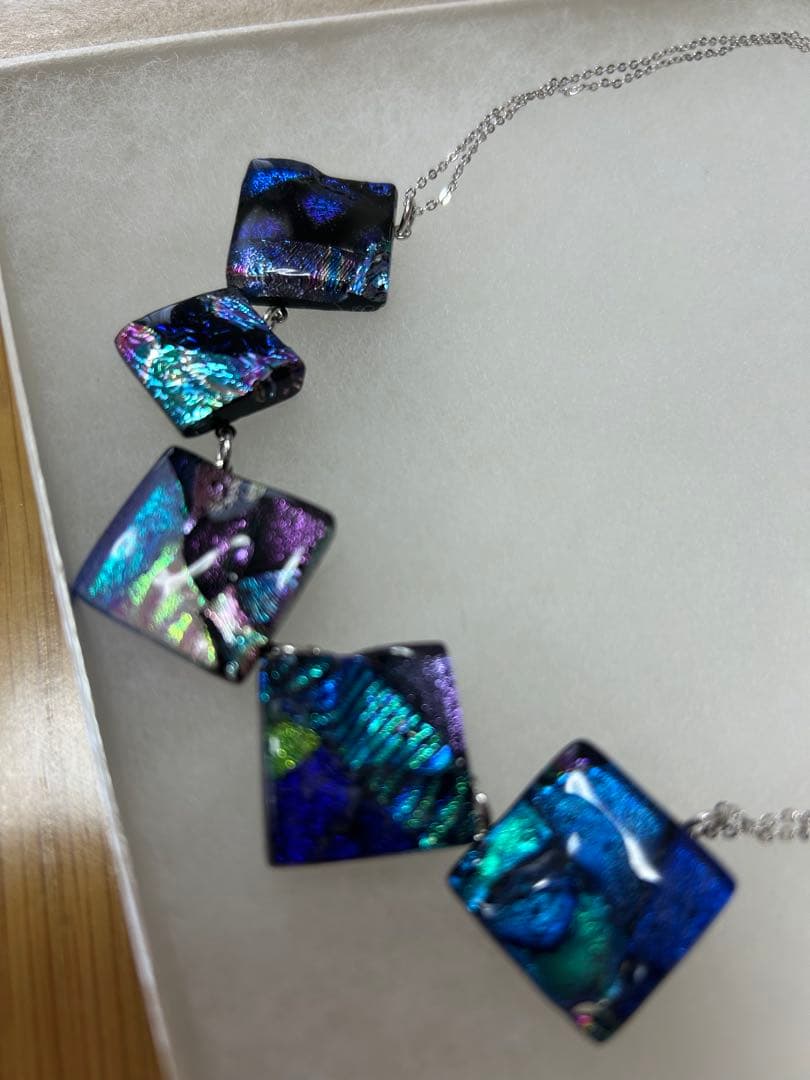 福村彩乃ガラス工芸作家ネックレス